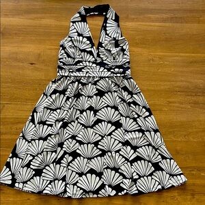 Stylish Black and Taupe Dress